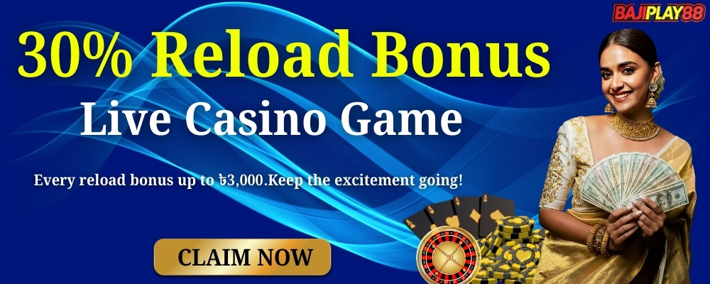 30% Casino Reload Bonus